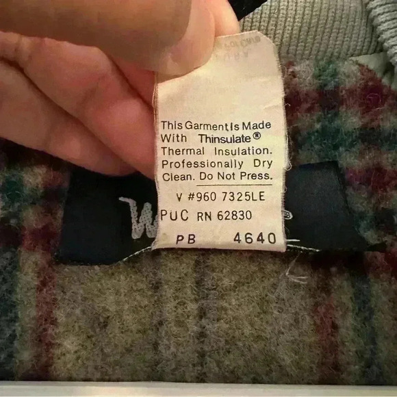 Vintage Woolrich Winter Coat Jacket Women’s Sz Small Zip Parka Puffer 4 Pockets - Picture 5 of 11